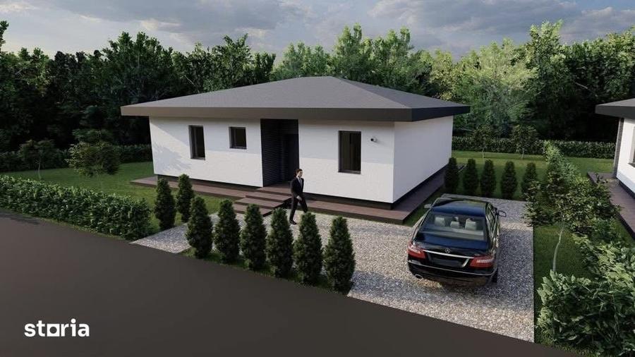 Casă cu 2 camere cu Teren 530 Mp în Recea