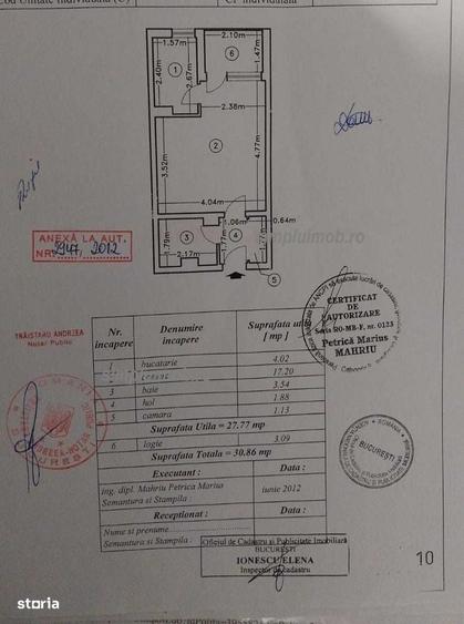 Garsonieră decomandată în Sălăjan