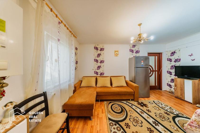 Apartament cu 2 camere semidecomandat în Pârneava
