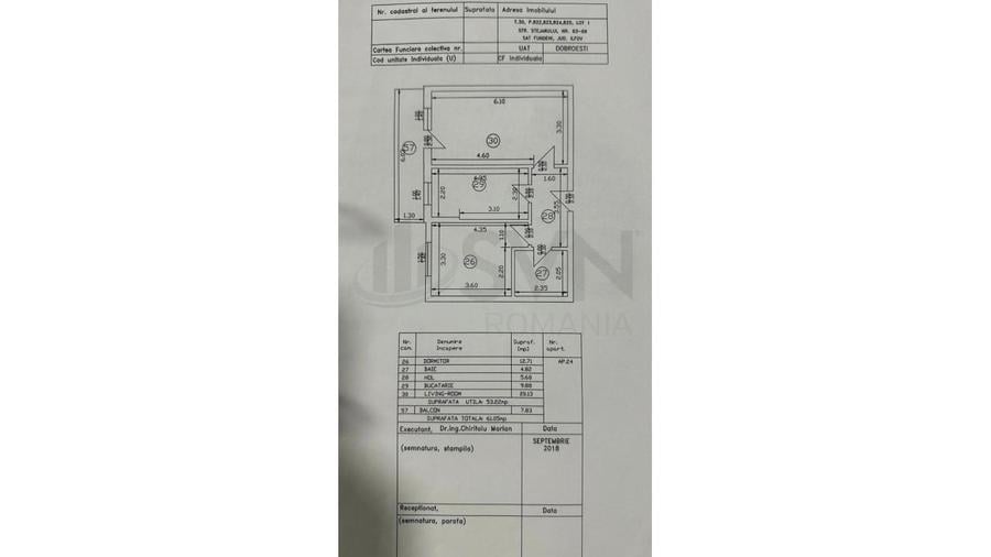 Apartament cu 2 camere decomandat, mobilat în Fundeni