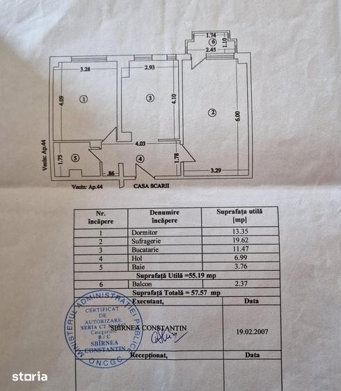 Apartament cu 2 camere decomandat în Tomis II