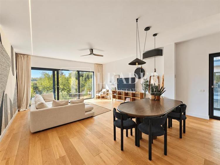 Apartament cu 3 camere decomandat, mobilat în Pipera