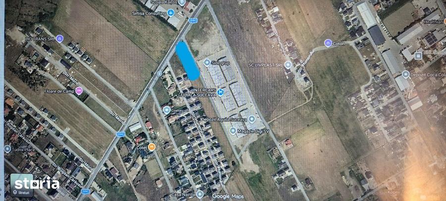 Teren de 1300 mp, în Moara