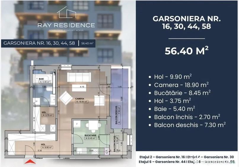 Complex Ray Residence - Garsoniera - 2