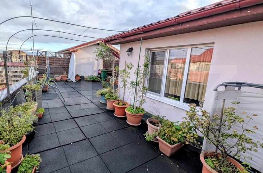 PENTHOUSE DE VÂNZARE – 2 NIVELE, 64 MP TERASĂ, MOBILAT ȘI UTILAT - 8