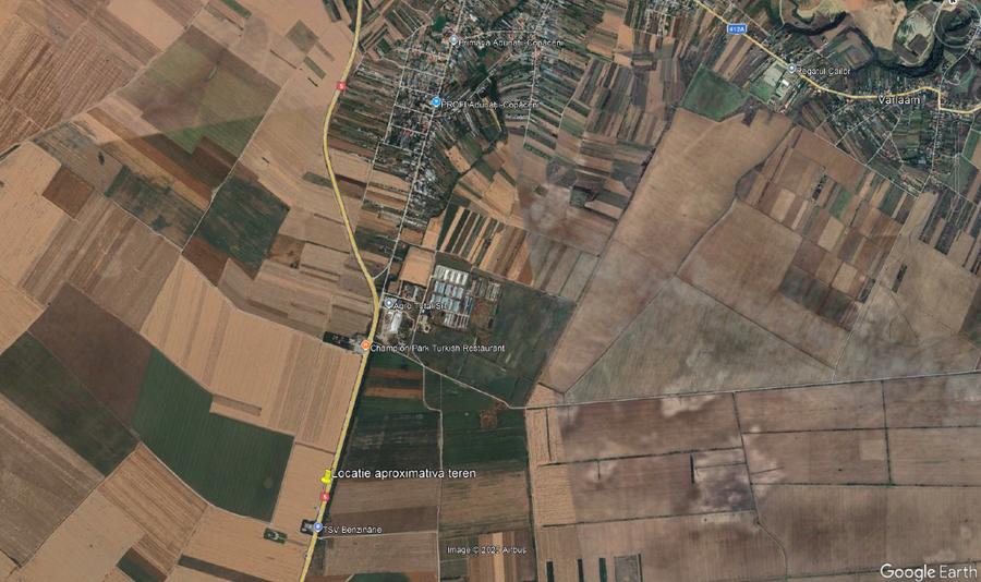Teren agricol intravilan de 6000 mp, în Adunații-Copăceni