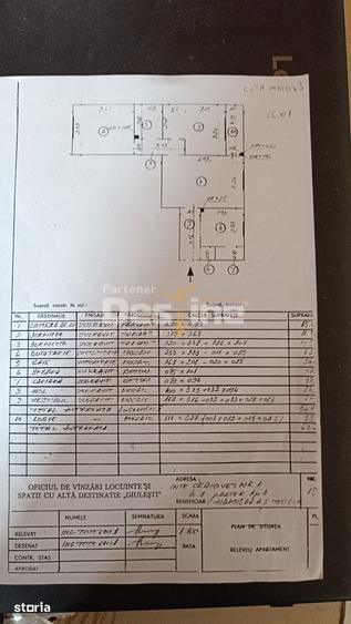 APARTAMENTt 3 CAMERE DE VANZARE - Parter -GIULESTI - 9