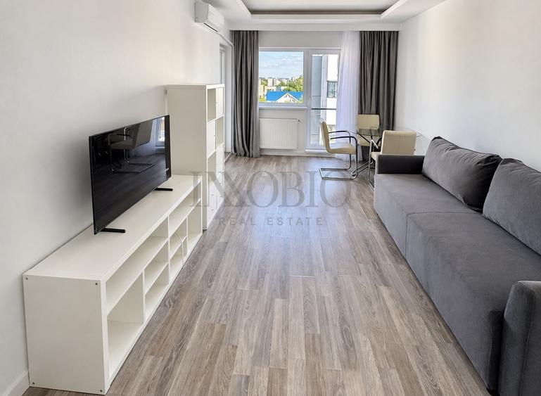 Apartament cu 2 camere, mobilat în Sisești