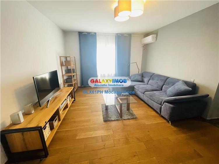 Apartament cu 2 camere semidecomandat, mobilat în Cantacuzino