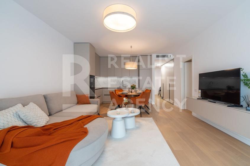 Apartament cu 2 camere, mobilat în Pipera