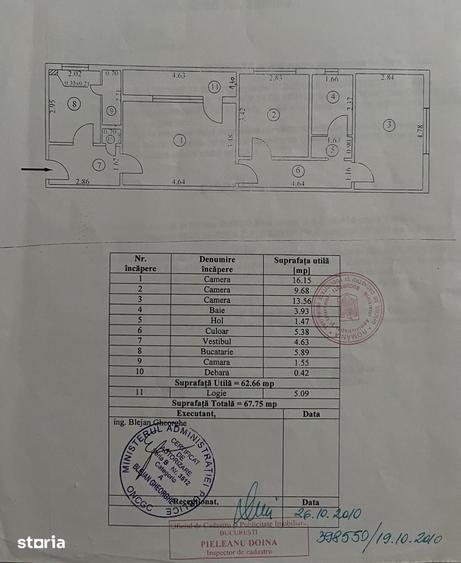 Apartament cu 3 camere în Titan