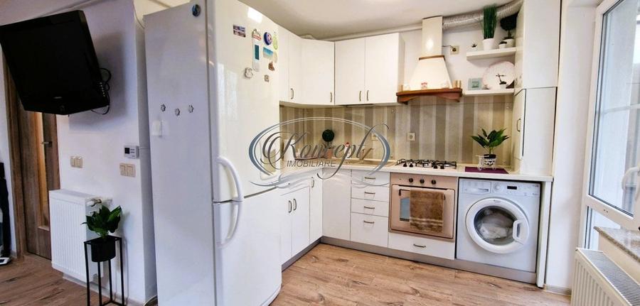 Apartament cu 2 camere semidecomandat, mobilat în Borhanci