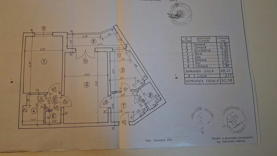 Apartament cu 2 camere semidecomandat în Titan