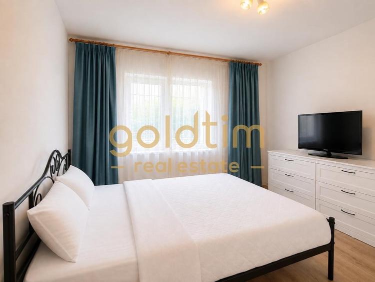 Apartament cu 2 camere semidecomandat, mobilat în Băneasa