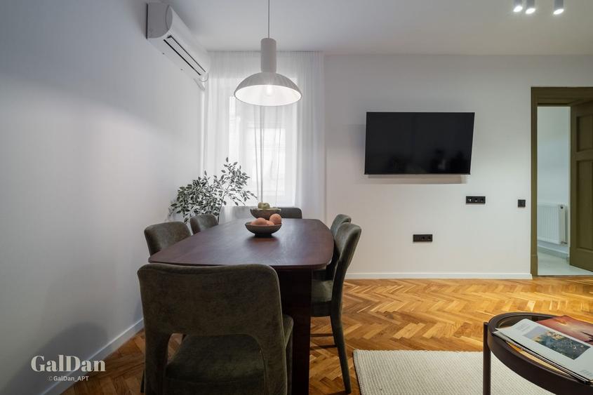 Apartament cu 3 camere decomandat, mobilat în Cișmigiu