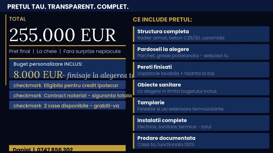 Casă individuală cu 4 camere cu Canalizare în Chiajna