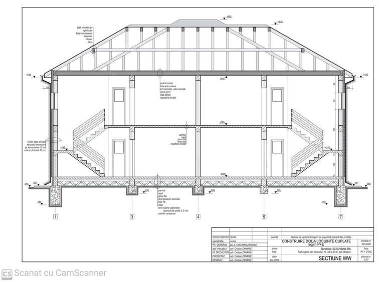 Duplex cu 4 camere cu Canalizare în Tărlungeni