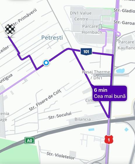 Spațiu comercial, în Petrești