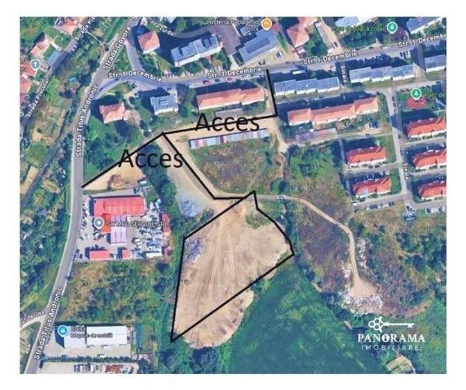 Teren Construcții intravilan de 8000 mp, în Nord-Vest
