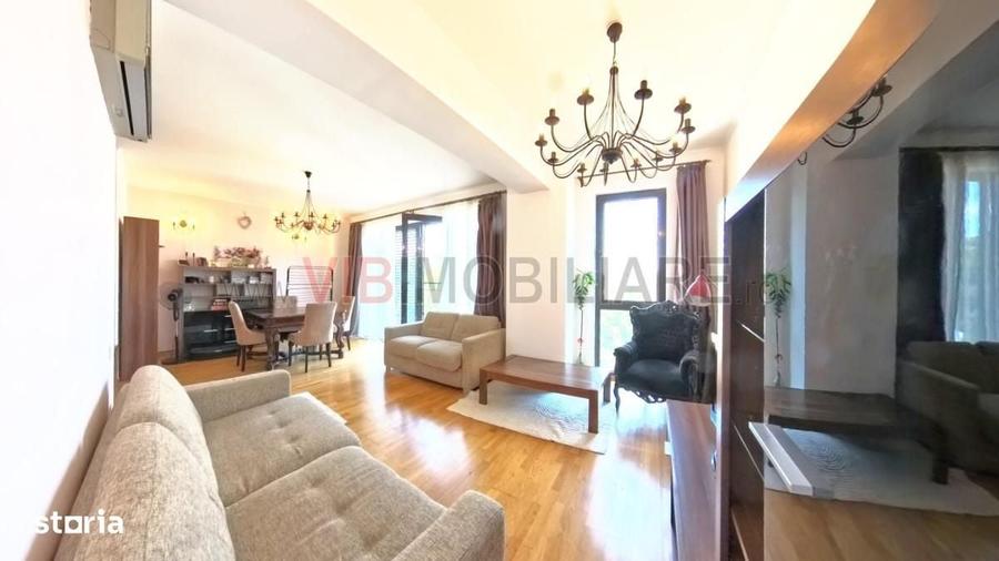 Apartament cu 3 camere semidecomandat în Kiseleff