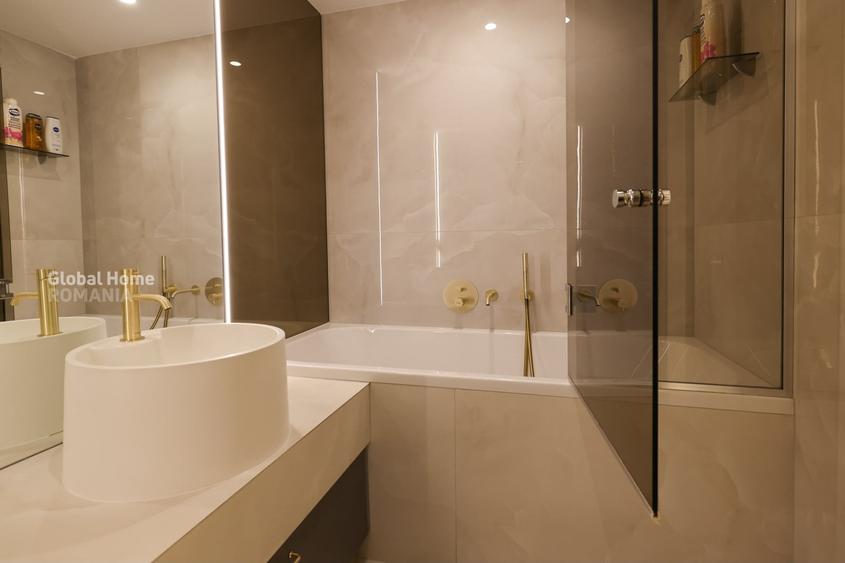 Apartament cu 2 camere semidecomandat, mobilat în Pipera