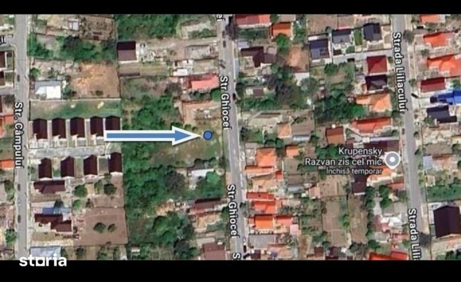 Teren de 3000 mp, în Lumina