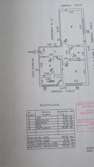 Apartament cu 2 camere decomandat, mobilat în Crihala