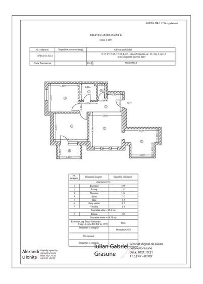 Apartament cu 3 camere în Vest