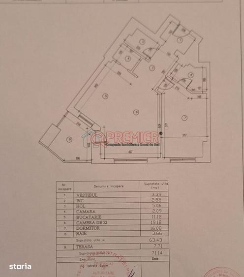 Apartament cu 2 camere decomandat în Eroii Revoluției