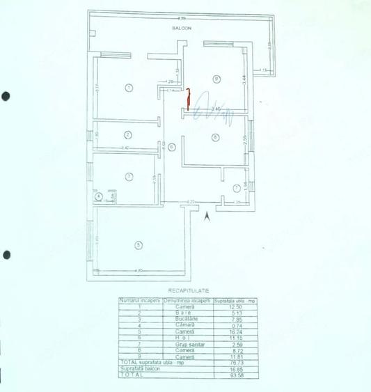 Apartament cu 4 camere - ?oseaua Nicolina - 9