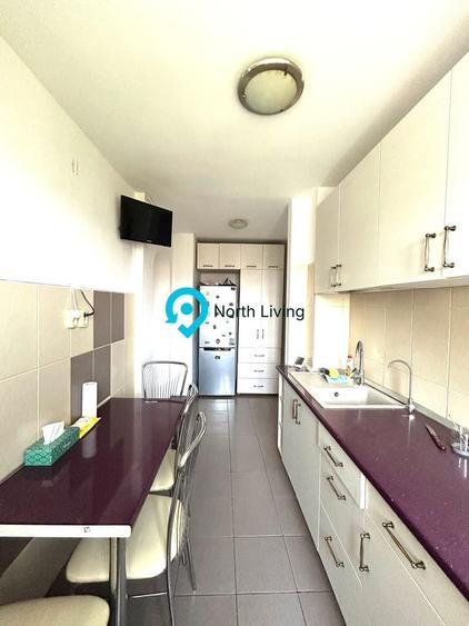 Apartament cu 3 camere semidecomandat, mobilat în Titan