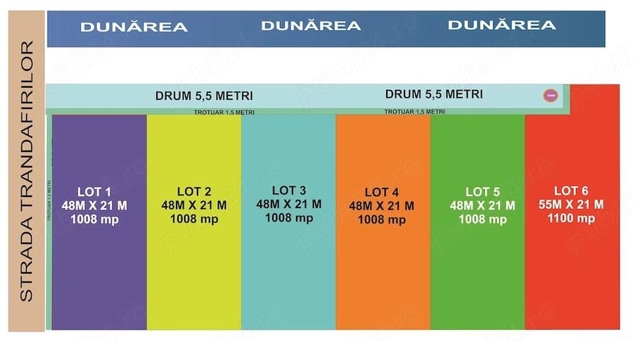 Teren de 7090 mp, în Nufăru