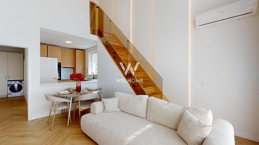 Penthouse cu 3 camere decomandat, mobilat în Exterior Vest