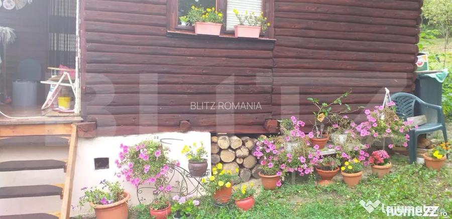 Cabana in zona Gherla, teren 1617 mp, zona linistita rel - Gherla (Cluj)
