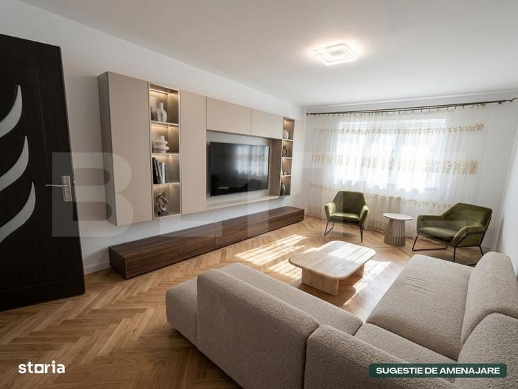 Apartament cu 3 camere decomandat în Micro 11