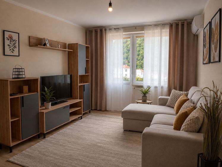 Apartament cu 2 camere semidecomandat în Exterior Vest