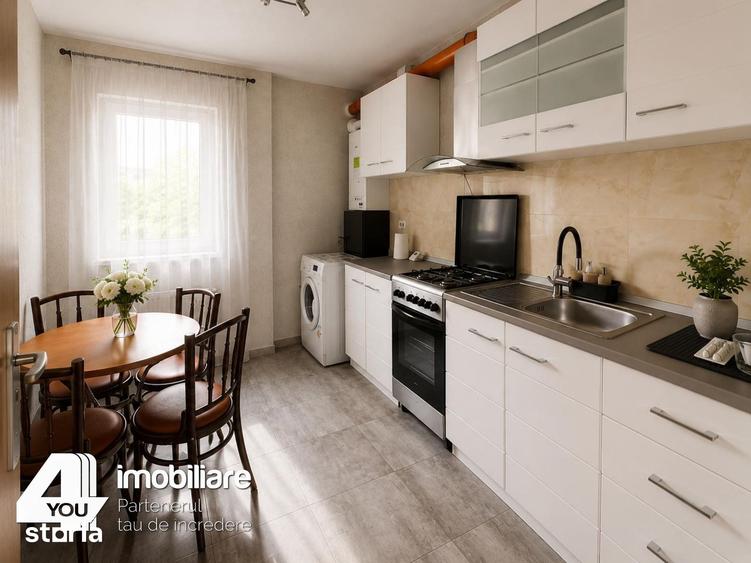 Apartament cu 3 camere decomandat în Podgoria