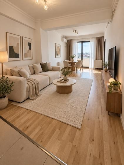Apartament cu 3 camere decomandat în Km 4-5