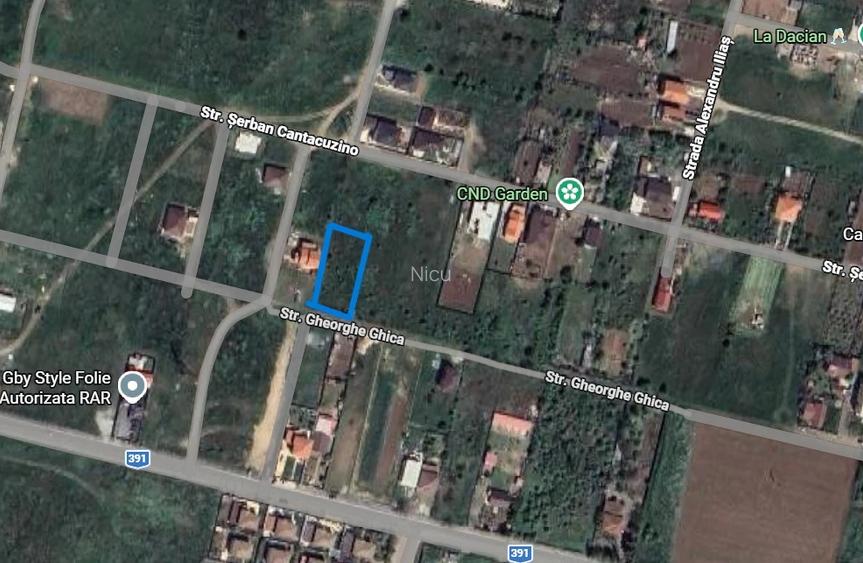 Proprietar: Teren intravilan 1667 mp Mangalia, str. Gh. Ghica