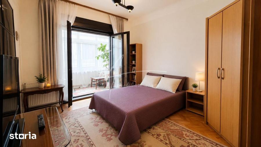 Apartament cu 2 camere decomandat, mobilat în Cișmigiu