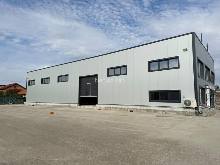 HALĂ INDUSTRIALĂ NOUĂ DE ÎNCHIRIAT – 600 MP UTILI | TEREN 2.000 MP