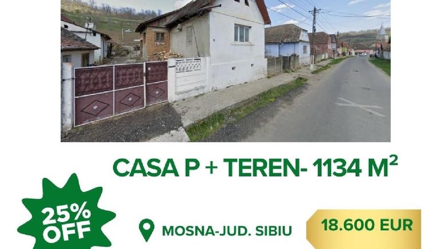 Casă individuală cu 4 camere în Moșna