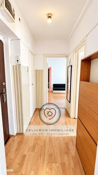 Apartament cu 3 camere semidecomandat în Nord