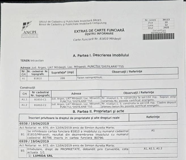 Spațiu comercial, de 266 mp, în Mihăești