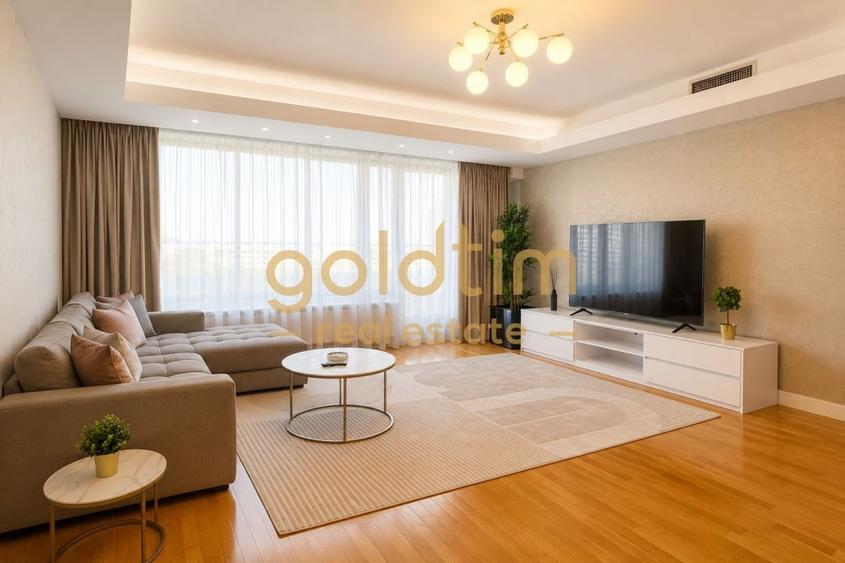 Apartament cu 3 camere semidecomandat în Herăstrău