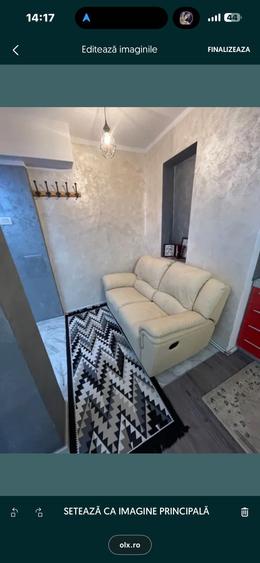 Apartament cu 2 camere semidecomandat în Ostra