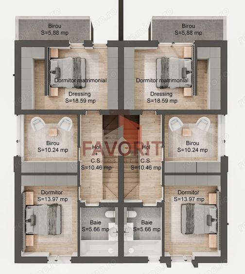 Duplex cu 4 camere | Pozitie excelenta | Asfalt | Statie de autobuz - 2