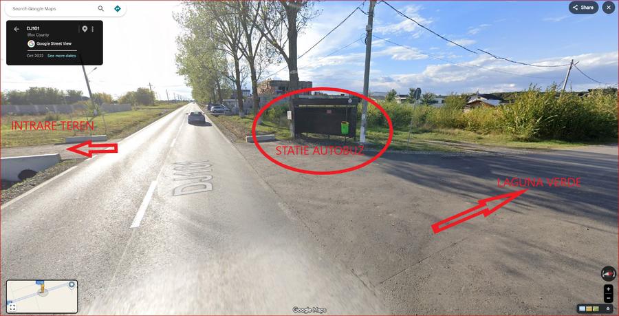 Teren Construcții intravilan de 5000 mp, în Moara Vlăsiei