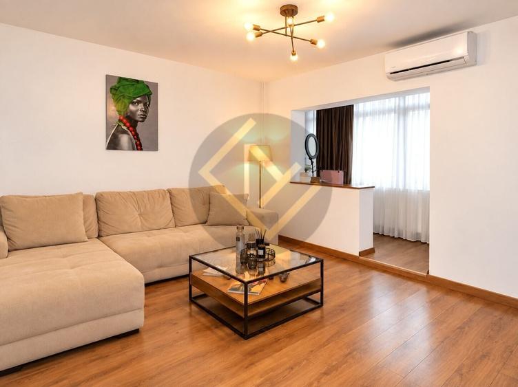 Apartament cu 3 camere decomandat, mobilat în Rahova