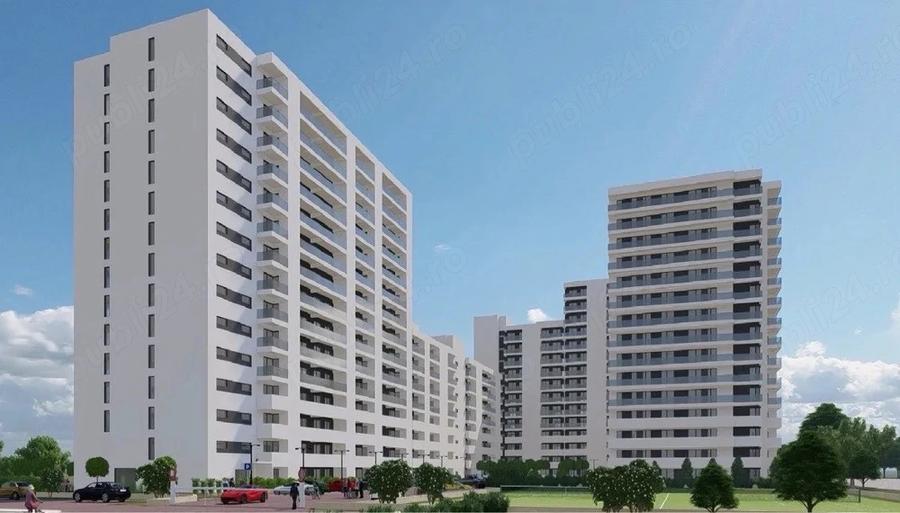 Apartament cu 2 camere semidecomandat în Lujerului